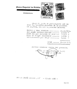 Nombramiento de Jesús Calero el 17-10-1949