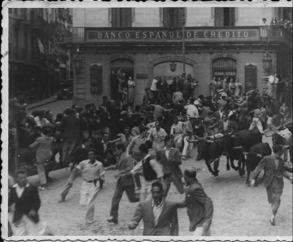 Banesto Pamplona. San Fermines 1949