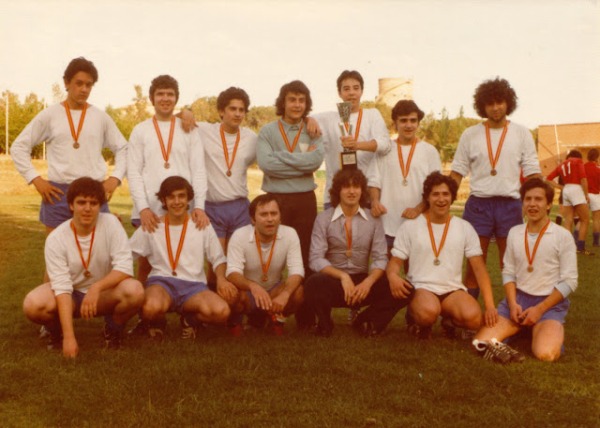 Campeonato de fútbol de botones 1978. Foto de equipo