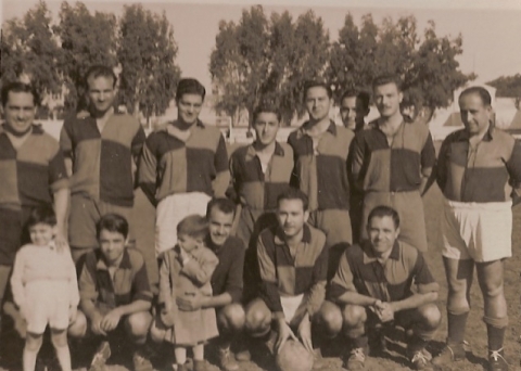 Equipo fÃºtbol Banesto en Larache (Marruecos)